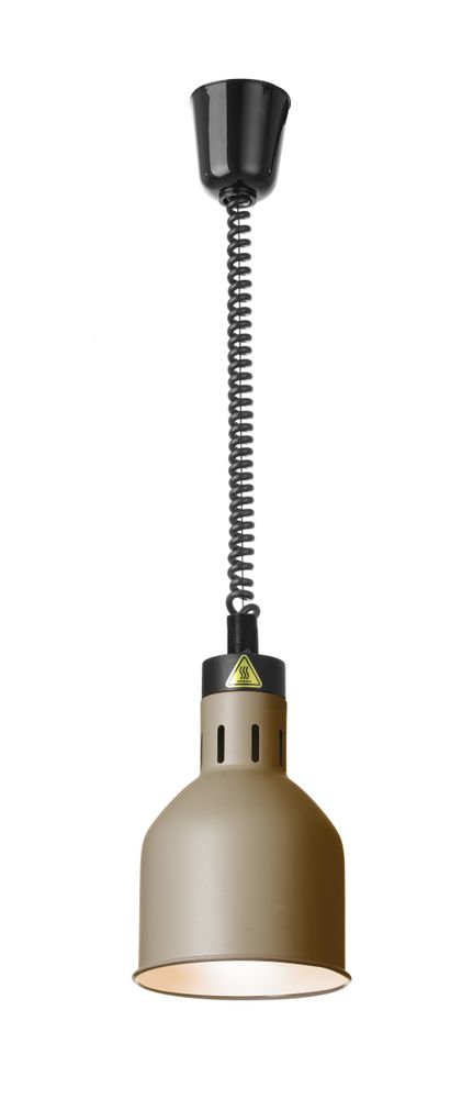 Opp- og fallvarmelampe sylindrisk - HENDI - Beige
