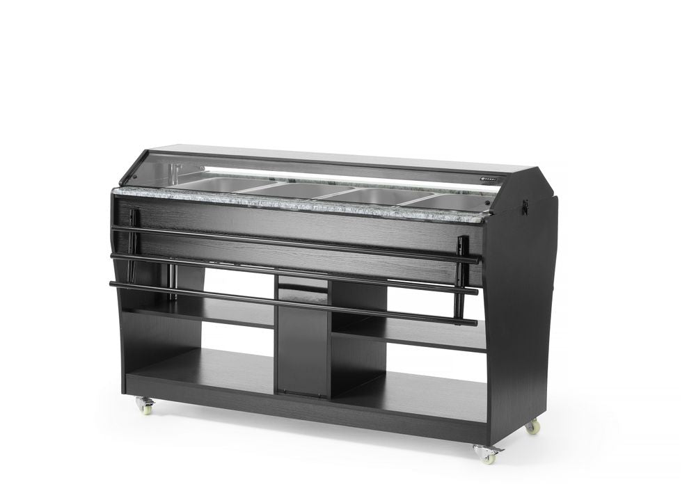 Buffet display varmer, GN 1/1, 1490x765x(H)1370mm