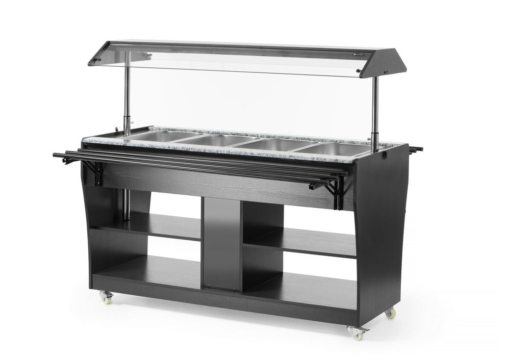 Buffet display varmer, GN 1/1, 1490x765x(H)1370mm