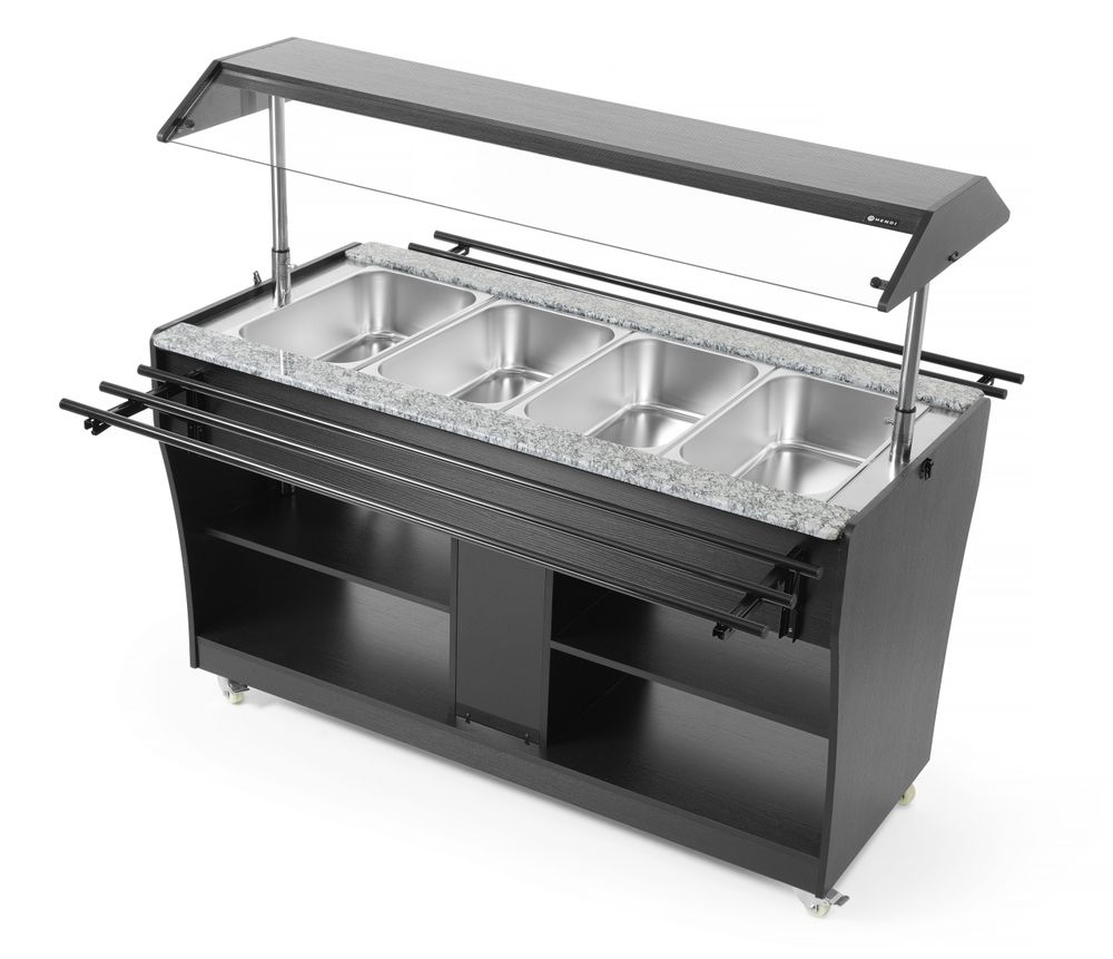 Buffet display varmer, GN 1/1, 1490x765x(H)1370mm