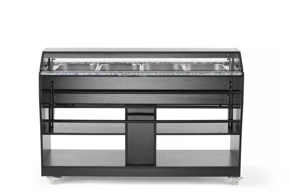 Buffet display varmer, GN 1/1, 1490x765x(H)1370mm