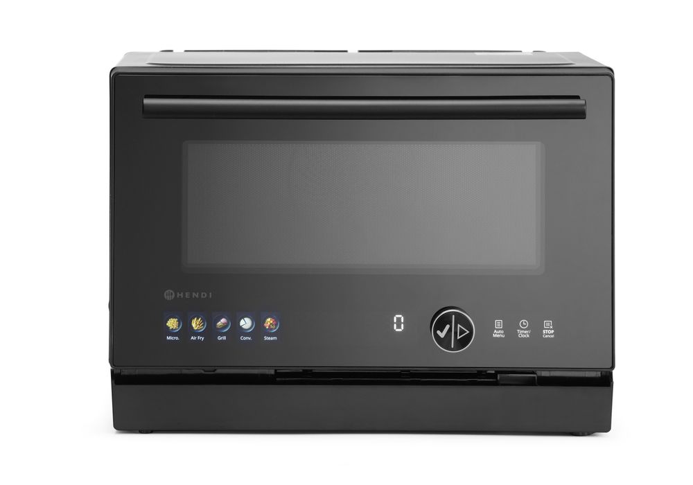 Mikrobølgeovn multifunksjon 4-i-1, 24,7L, sort, 2350W