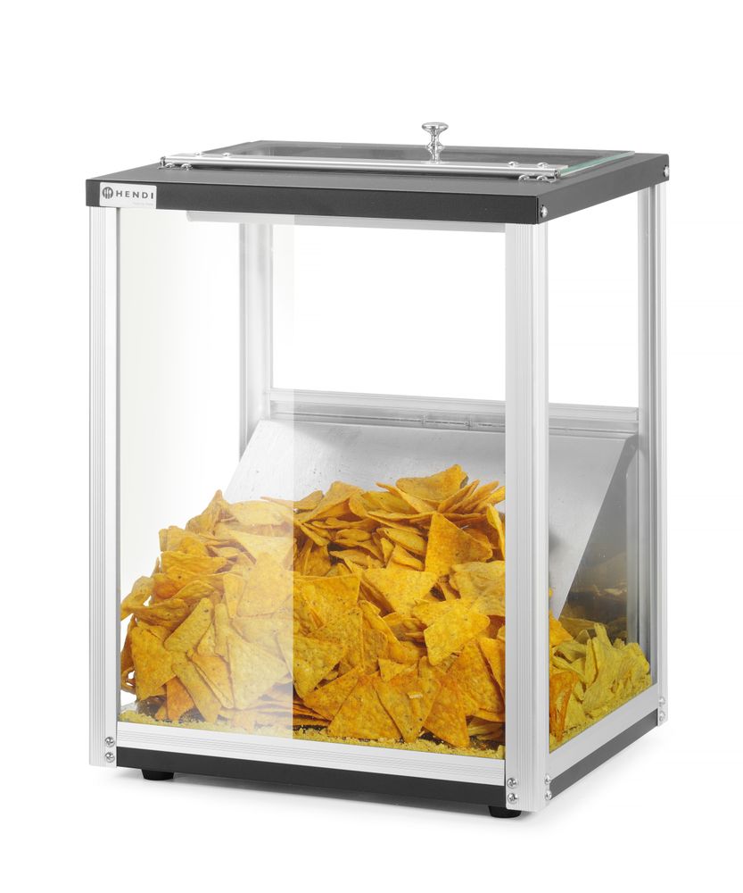 Nacho-varmer, Svart, 230V/300W, 320x390x(H)510mm