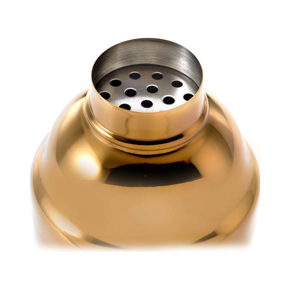 3 - delers japansk cocktailshakersett, gullbelagt - for Storkjøkken - XL - Storkjøkken