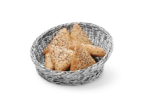 Bakerikurv vinklet rundt, lysegrå, ø310x (h) 120mm