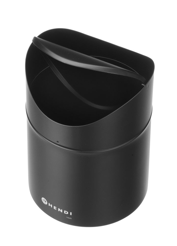 Avfallsbeholder på bord med svingdeksel, 1,2L, ⌀120x(H)165mm