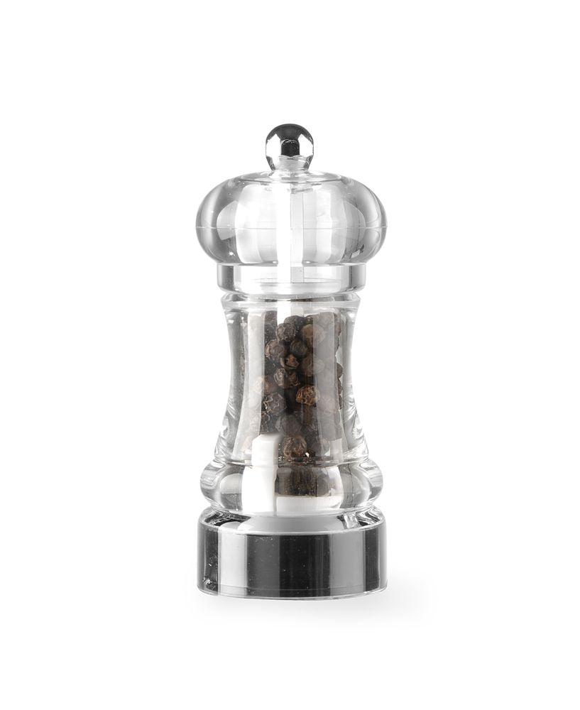 Pepperkvern - gjennomsiktig, Pepper Mill, Transparent, Ø58X (H) 146mm