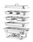 Chafing buffet varmer Gastronorm 1/1,  9L, 585x385X (H) 315mm-4