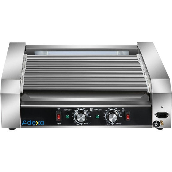 ADEXA PØLSEGRILL - PØLSERULLER MED LYS 5, 7 og 9 RULLER - Adexa HHD09
