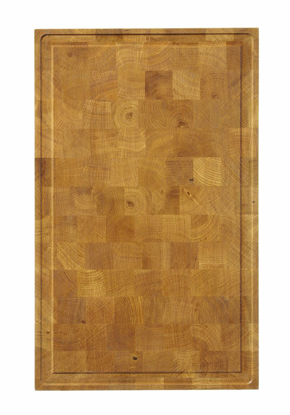 Eik serveringsbrett, Endekorn - L