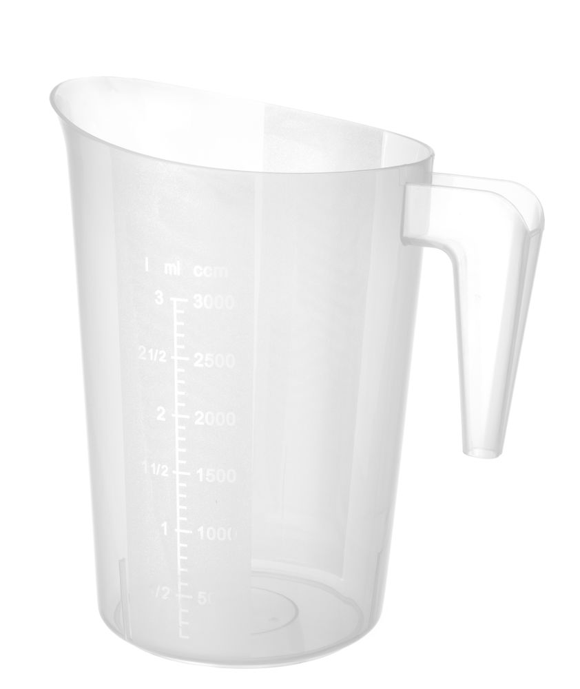 Måle beger kan stables, 3L, Ø181x (H) 233mm