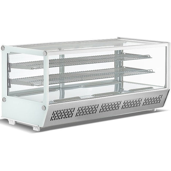 ADEXA KJØLEVITRINE - KJØLEMONTER BUET OG RETT GLASS 268L. - Adexa CW250WHITE