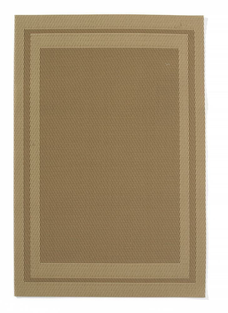 Placemat, ramme - sett, Beige, 6 stk., 450x300mm