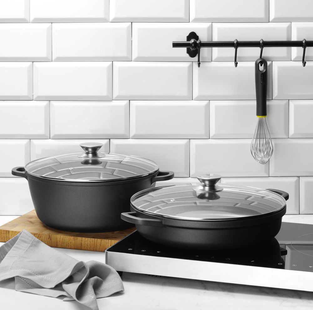 Gryte med non-stick belegg, 7L, 367x290x(H)122mm