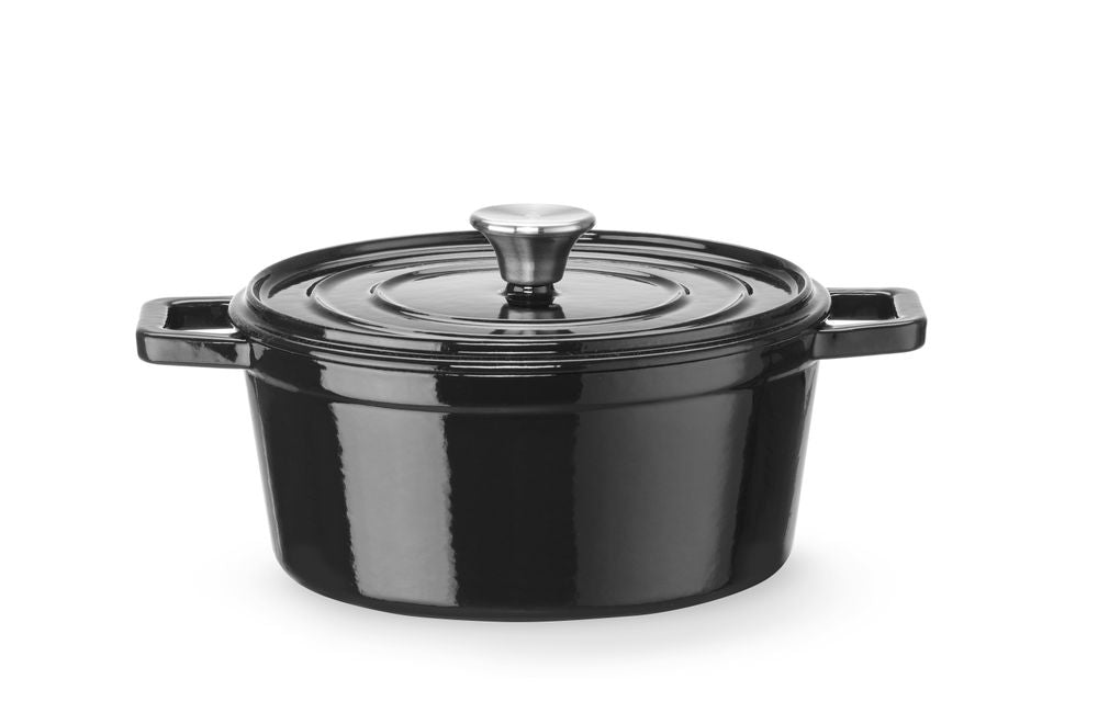 Støpejernsgryte emaljert, 3,7L, 317x240x(H)105mm