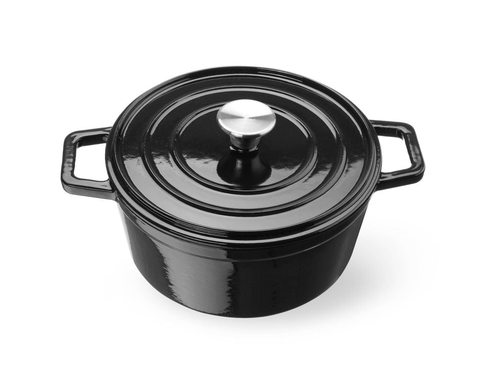 Støpejernsgryte emaljert, 3,7L, 317x240x(H)105mm