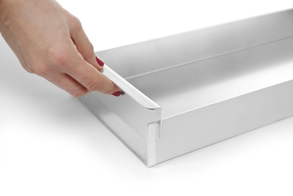 Bakebrett med avtakbar sidekant, 580x200x50 mm – bilde 2