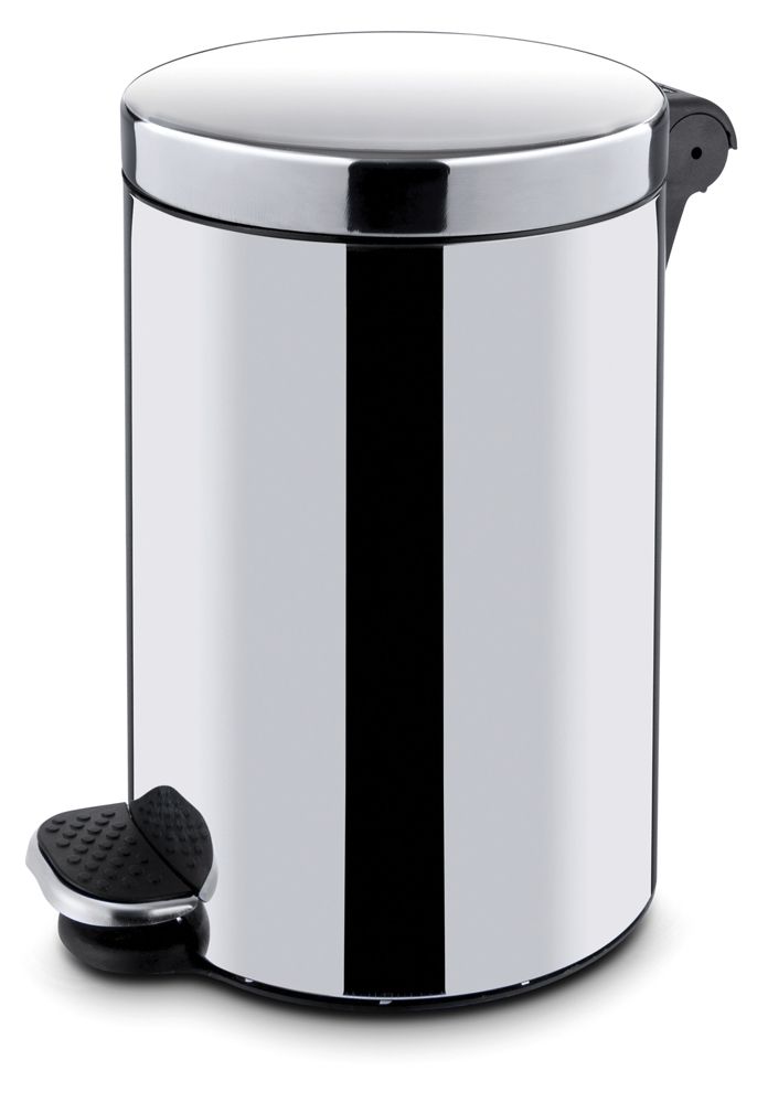 Rund pedalavfallsbeholder med innerbeholder, 30L, ⌀300x(H)650mm
