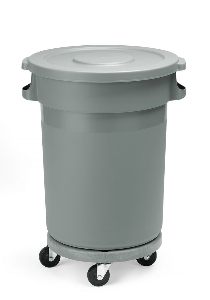 Lokk til rund avfallsbeholder, AmerBox, passer til 691403, ø505x(H)35mm