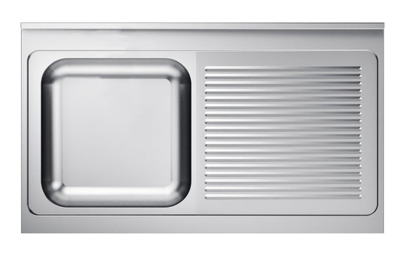 700 bordplate 1 venstre 1200, - for Storkjøkken - XL - Storkjøkken