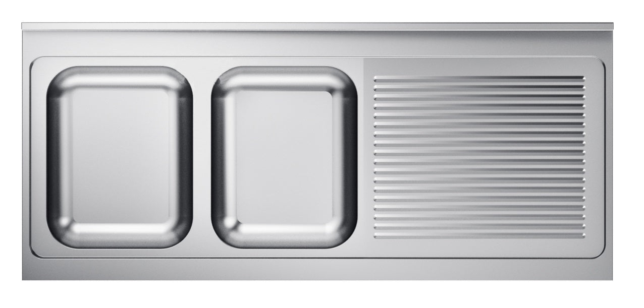 700, - bordplate 2 venstre 1600, - for Storkjøkken - XL - Storkjøkken
