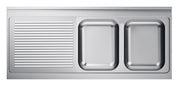 700, - oppvankens bordplate 2 høyre 1600, - for Storkjøkken - XL - Storkjøkken