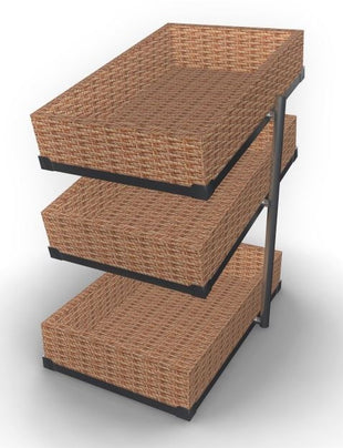 Broodmanden etagere 3 hoog smal