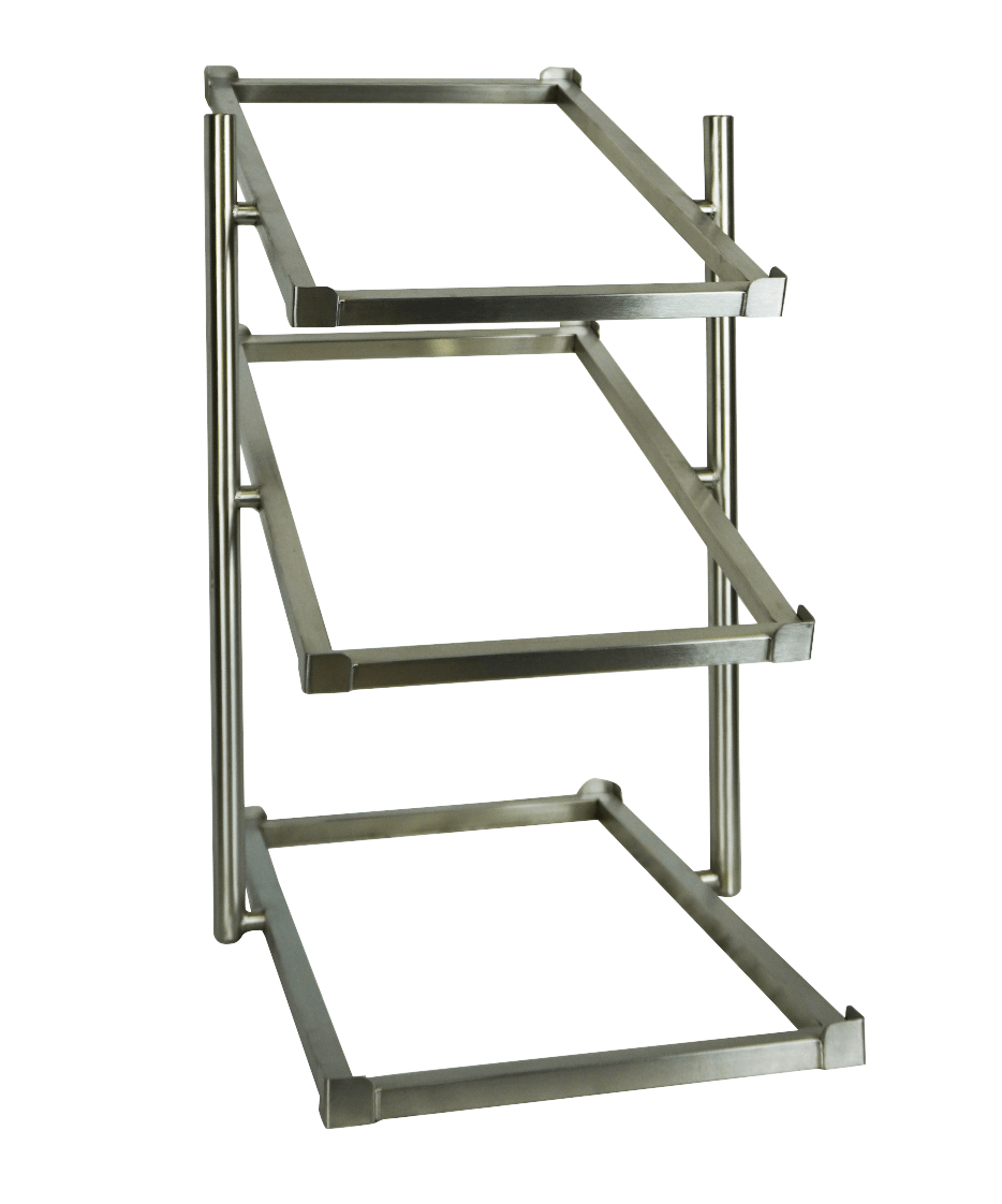 Etasjestativ for brødkurver, 3 nivåer, smal modell, 335x620x760 mm – bilde 5