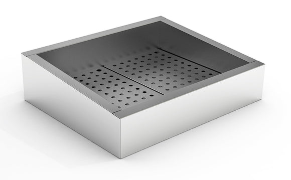 Knust is binne skåling 2/1 gn aisi 304 avløp på driftsiden