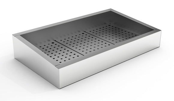 Knust is binne skåling 3/1 gn aisi 304 avløp på driftsiden