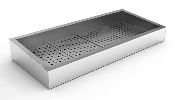 Knust is binne skåling 4/1 gn aisi 304 avløp på driftsiden