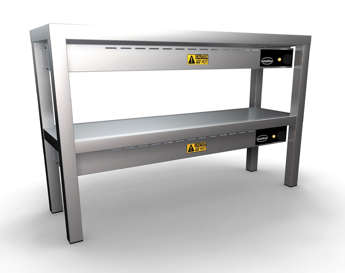 Overhylle med keramisk varme, 2 nivåer, serie 7020, 1000x300x650 mm – bilde 4
