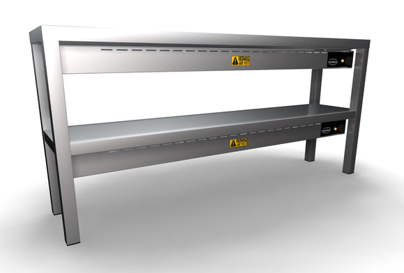 Overhylle keramisk oppvarmet 2 nivåer 1400 8 varmere på 250w