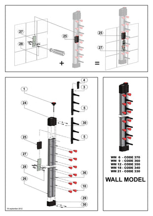 Platestill veggmodel 6