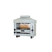 Salamander gass, 2 varmesoner, 650x500x720 mm
