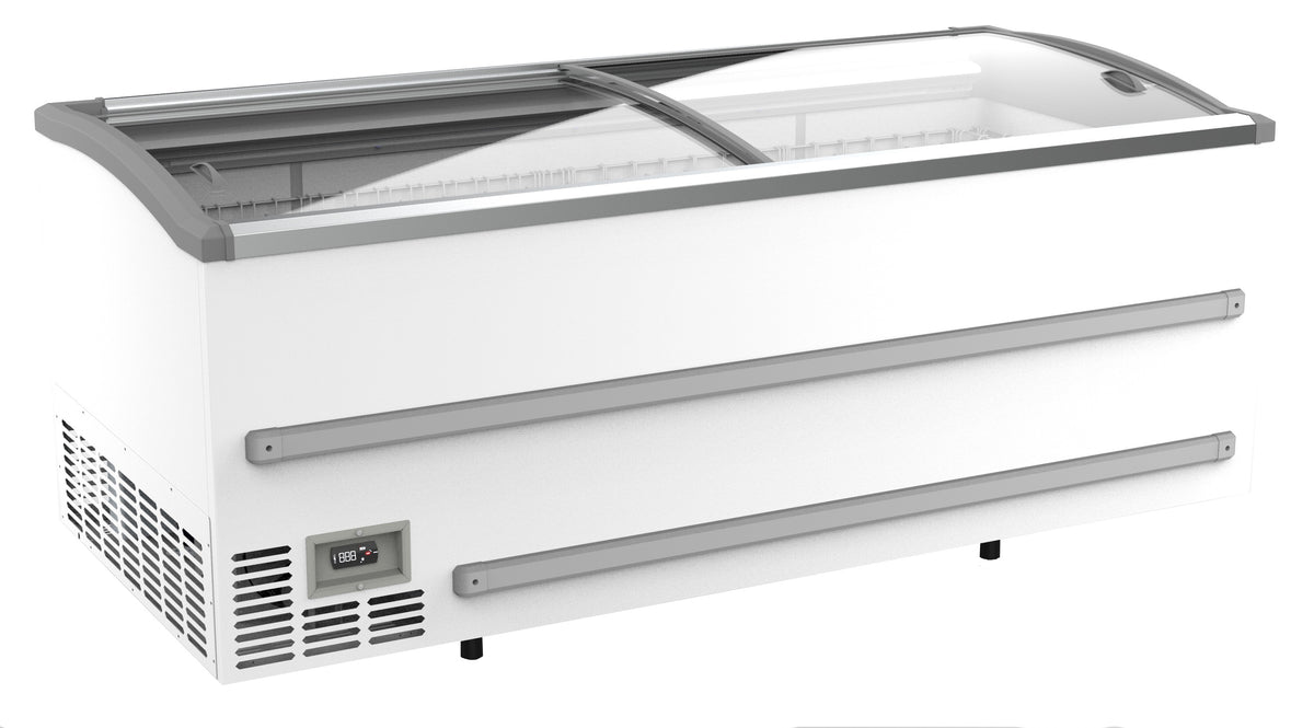 Fryseboks for butikk, hvit, manuell avriming, 0,38 kW, 2124x952x894 mm