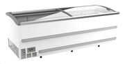 Fryseboks for butikk, hvit, manuell avriming, 2508x952x894 mm