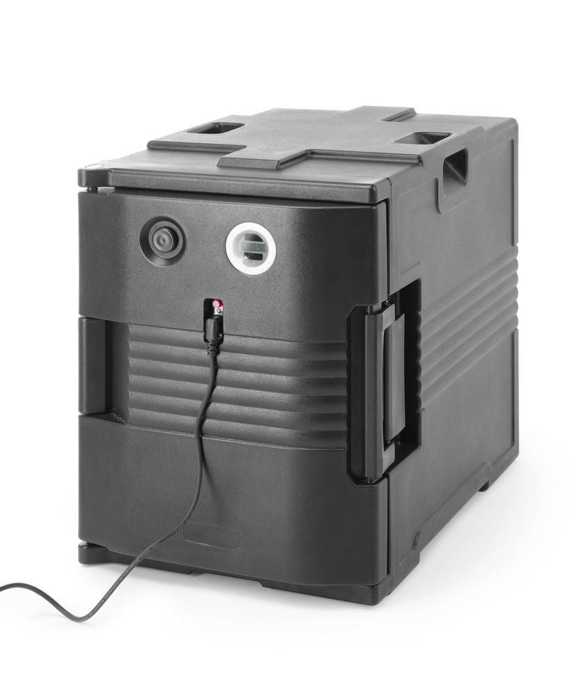 Termoisolert beholder med varmefunksjon – catering, GN 1/1, 220-240V/200W, 477x680x(H)620mm