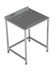 Barbenk med integrert dryppbrett, 700x650x900 mm