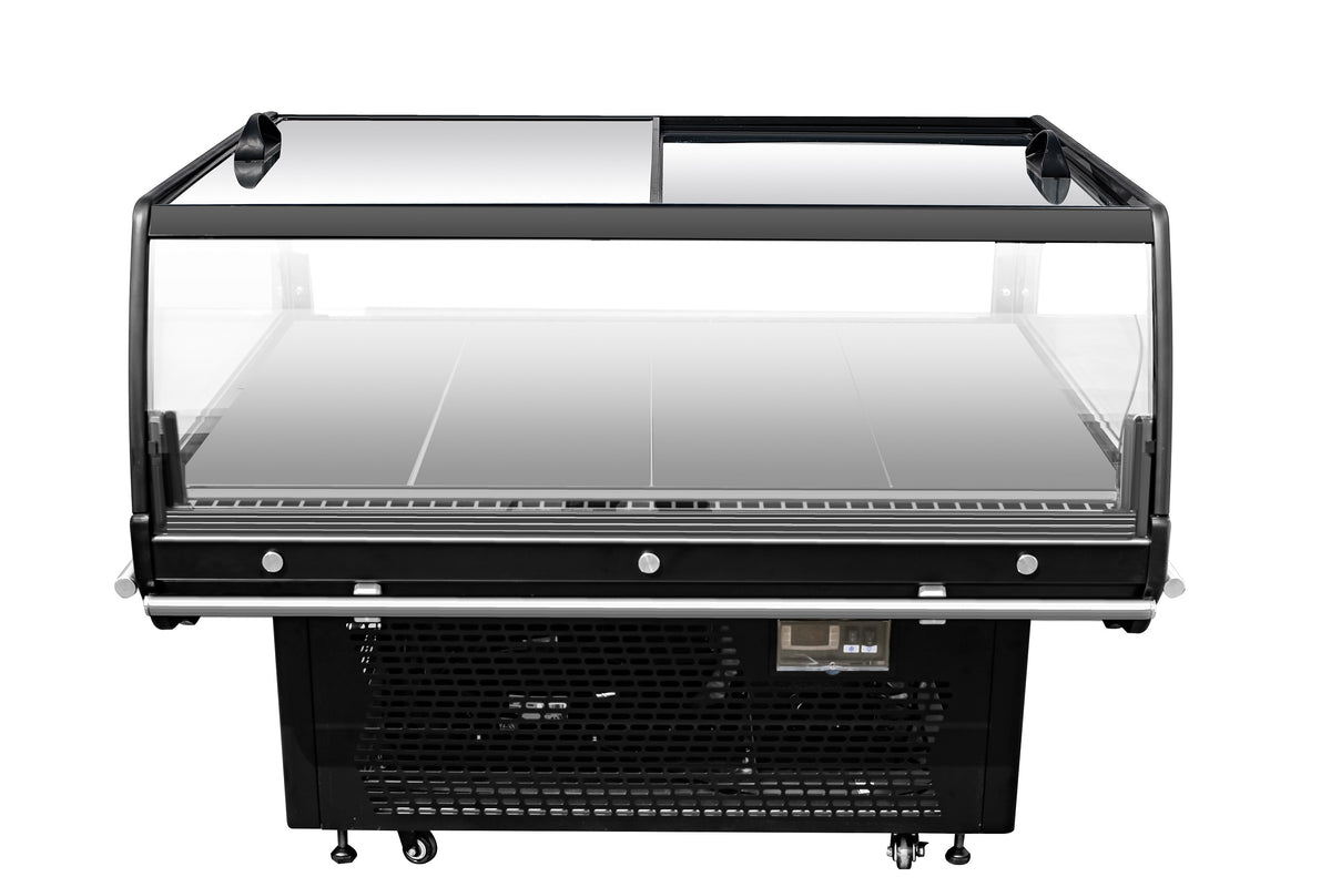 Kjøleøy 1.3 med glasslokk, 1370x1080x935 mm – bilde 4