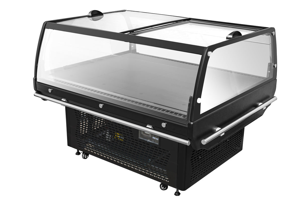 Kjøleøy 1.3 med glasslokk, 1370x1080x935 mm – bilde 5