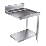 Utmatingsbord med underhylle for 7280.0045/0046, høyre, 700x750x900 mm