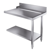 Utmatingsbord med underhylle for 7280.0045/0046, høyre, 1100x750x900 mm