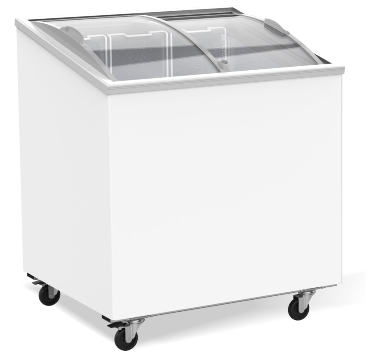 Fryseboks med glasslokk 198L, 767x659x879 mm