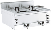 Base 600 gass frityr 2x8L – merk, bredde 800 mm