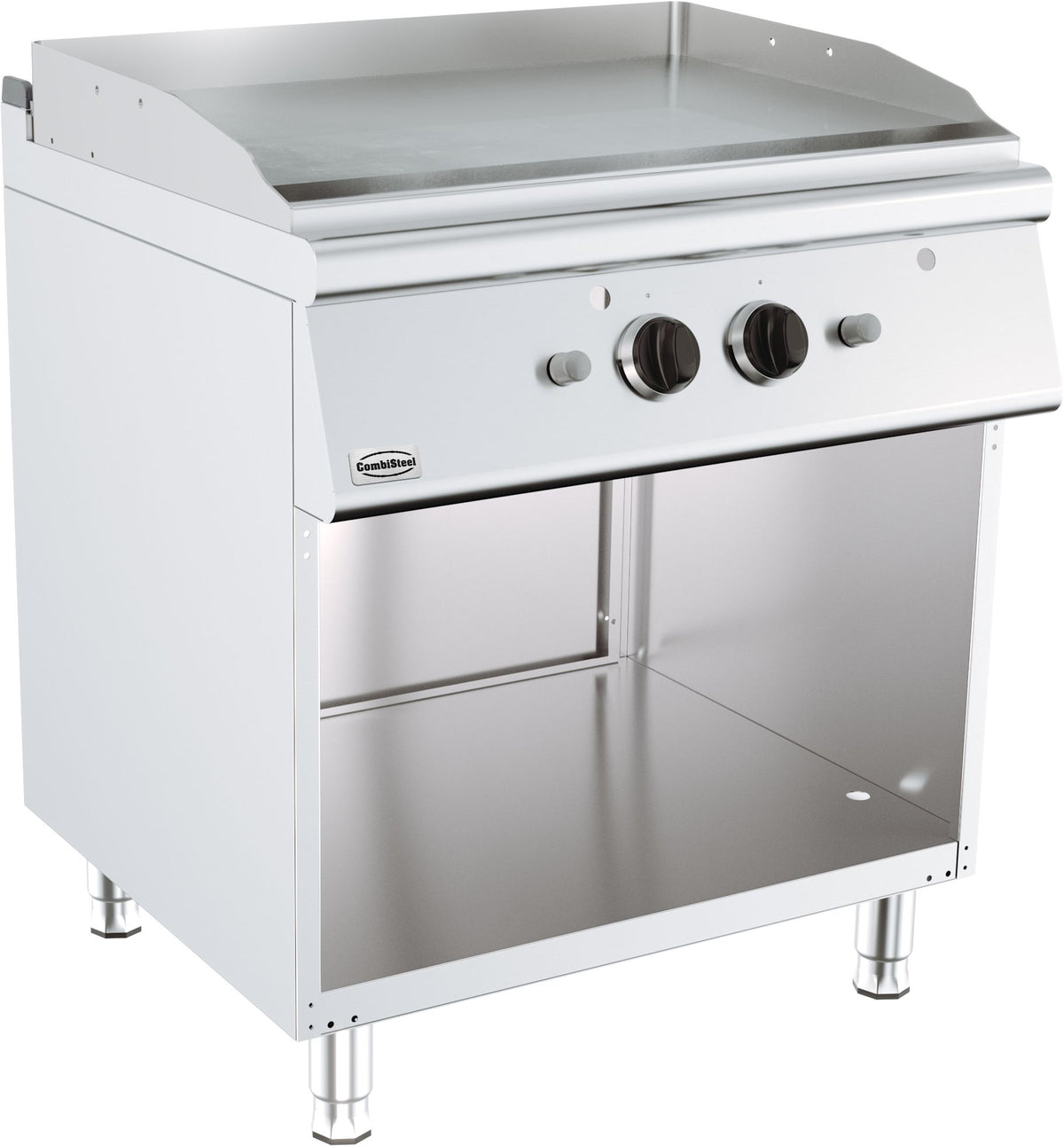 Gasstekeplate Base 700, forkrommet, 800x700x900 mm