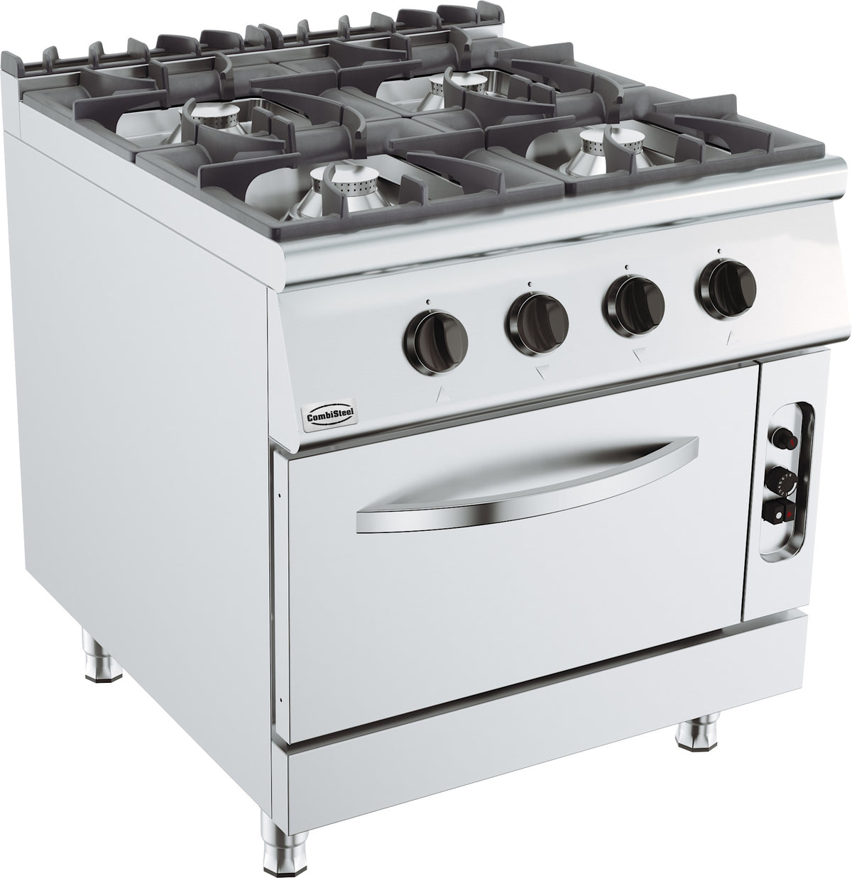 Gasskomfyr Base 900, 4 brennere med gassovn, 800x900x900 mm – bilde 2