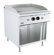 Gasstekeplate Base 900, forkrommet, 800x900x900 mm