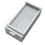 Oljeoppsamler med filter Base 700/900 for frityrkoker, 250x600x179 mm