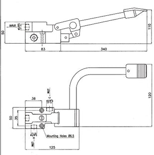 Pedalstyrt blandekran 1 pedal
